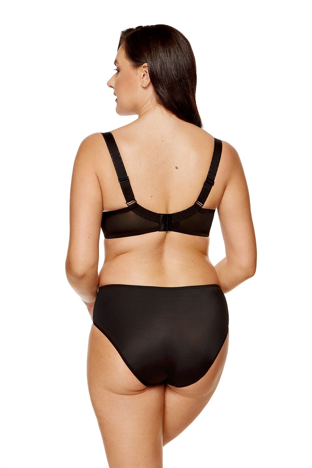  Biustonosz push up Biustonosz Usztywniany Model Zara B4 Black - Gorteks 