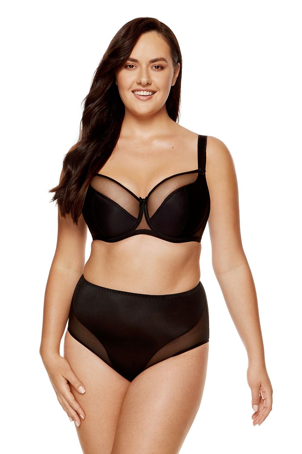  Biustonosz Soft Model Zara B2-V2 Black - Gorteks 
