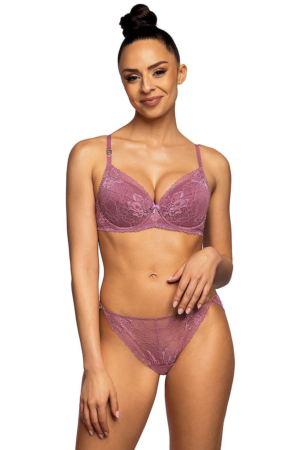  Biustonosz push up Biustonosz Push-up Model 3742/11 Rosie Pink - Mat 