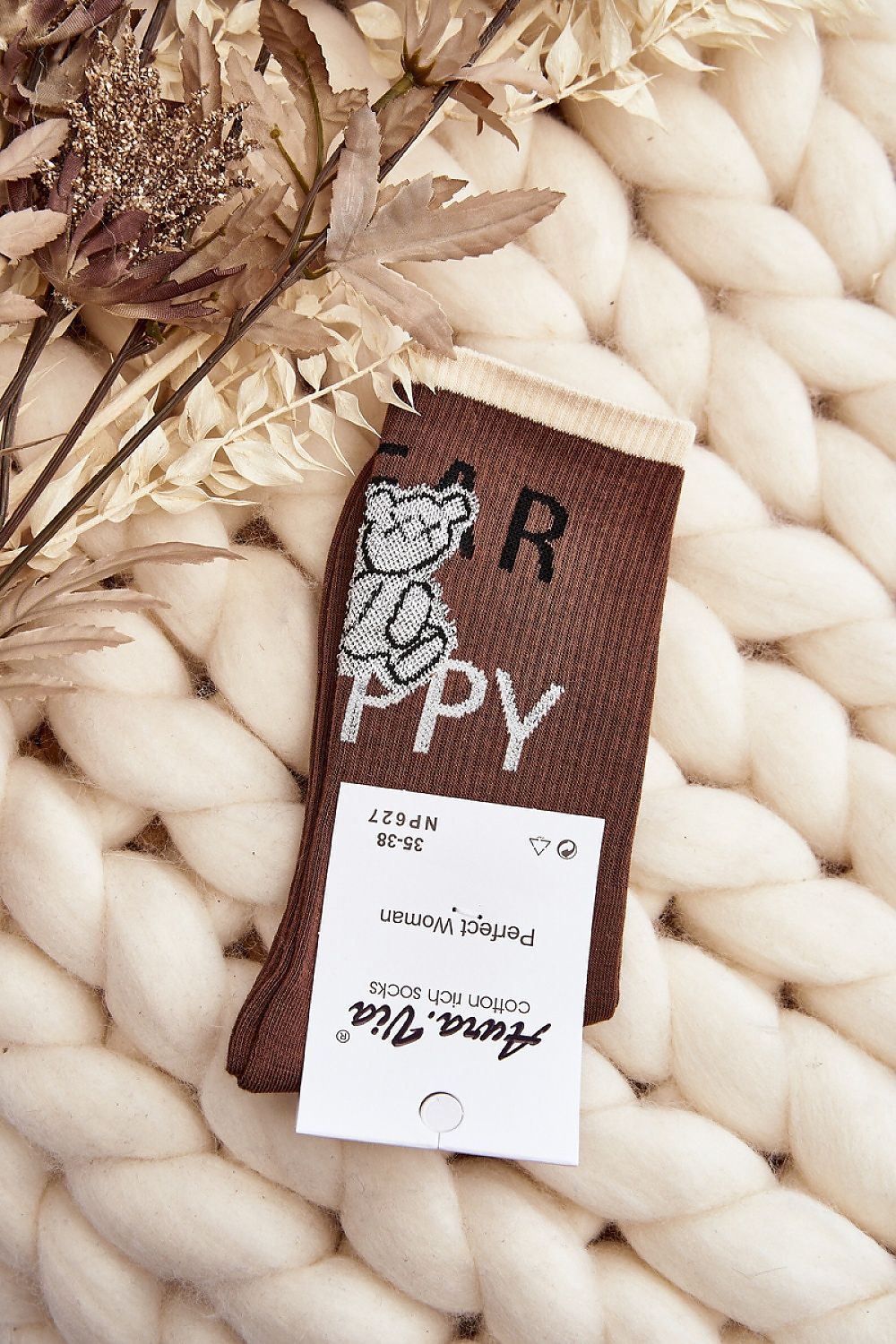   Skarpety Model SK.29392/NP627 Brown - Step in style 