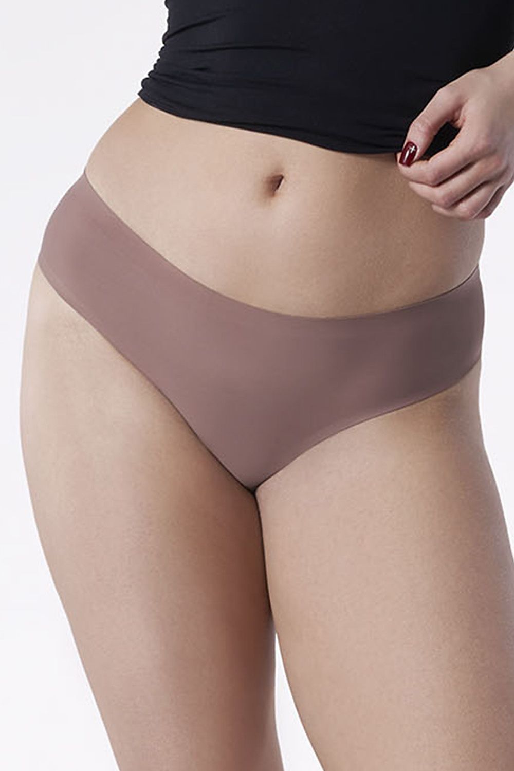  Figi brazyliany Model Tanga Choco Brown - Julimex 
