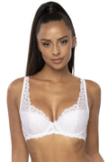  Biustonosz push up Biustonosz Usztywniany Model 3824/22 Natalie Big White - Mat 