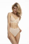  Biustonosz Soft Model Simple t-shirt Bra Beige - Julimex 