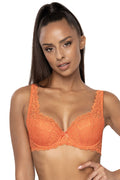  Biustonosz push up Biustonosz Usztywniany Model 053/22 Carmela Orange - Mat 
