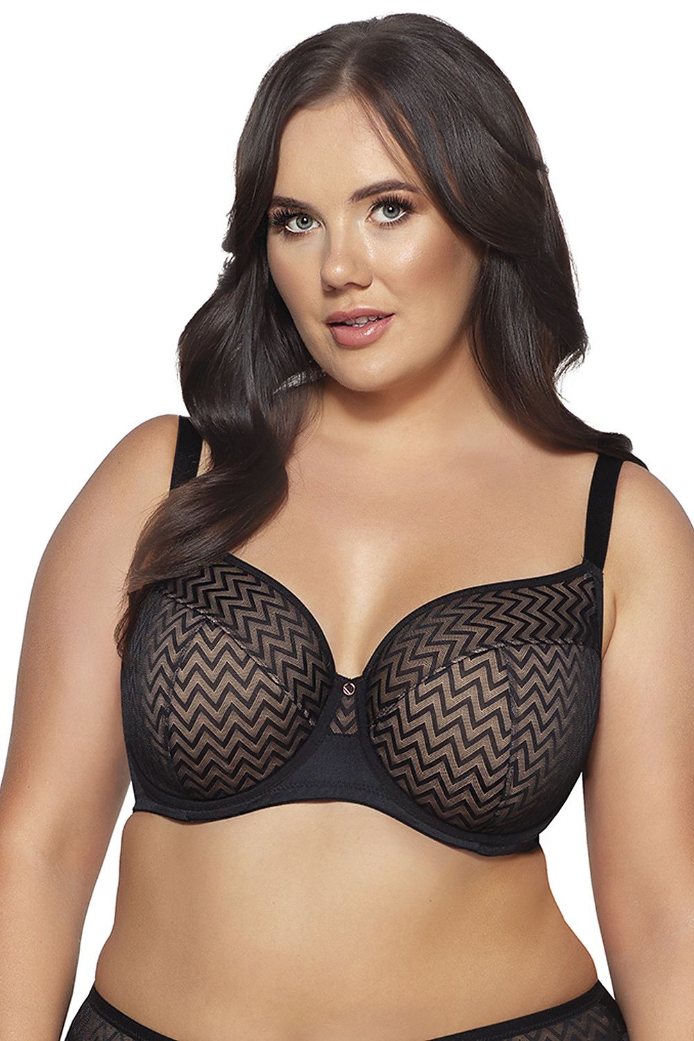  Biustonosz Soft Biustonosz Semi-Soft Model Innesa Bla 2102 Black - Ava 