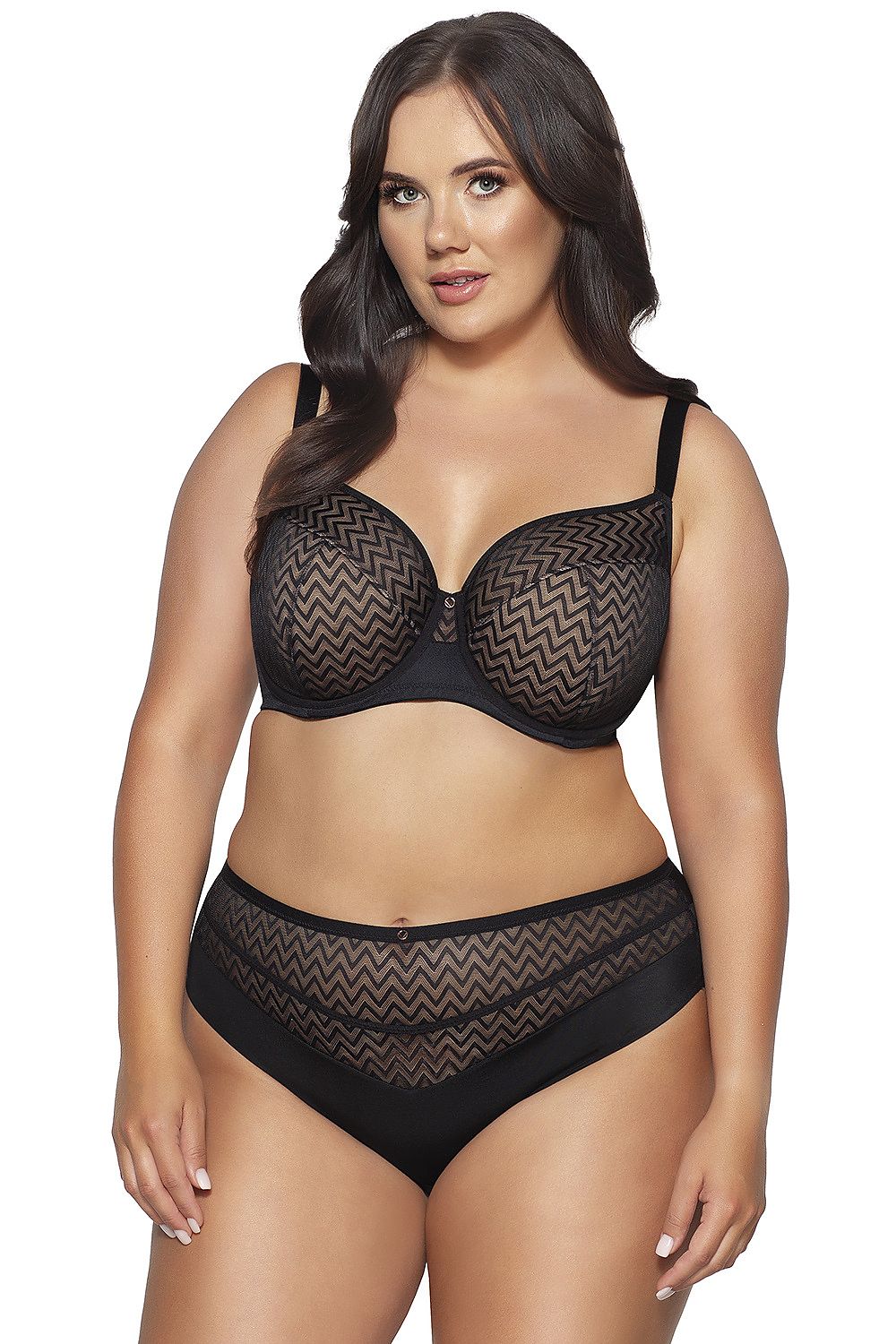  Biustonosz Soft Biustonosz Semi-Soft Model Innesa Bla 2102 Black - Ava 