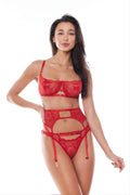   Komplet Model Amoura Set Red - Anais 