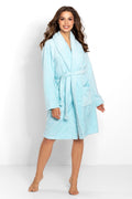  Szlafrok Damski Model Angie 223404 Blue - Momenti Per Me 