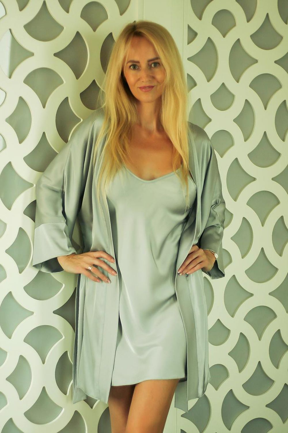   Halka Model Ibiza satyna Silver - Kalimo 