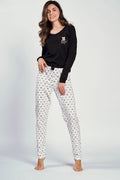  Piżama Damska Model Polly 3231 Black - Taro 