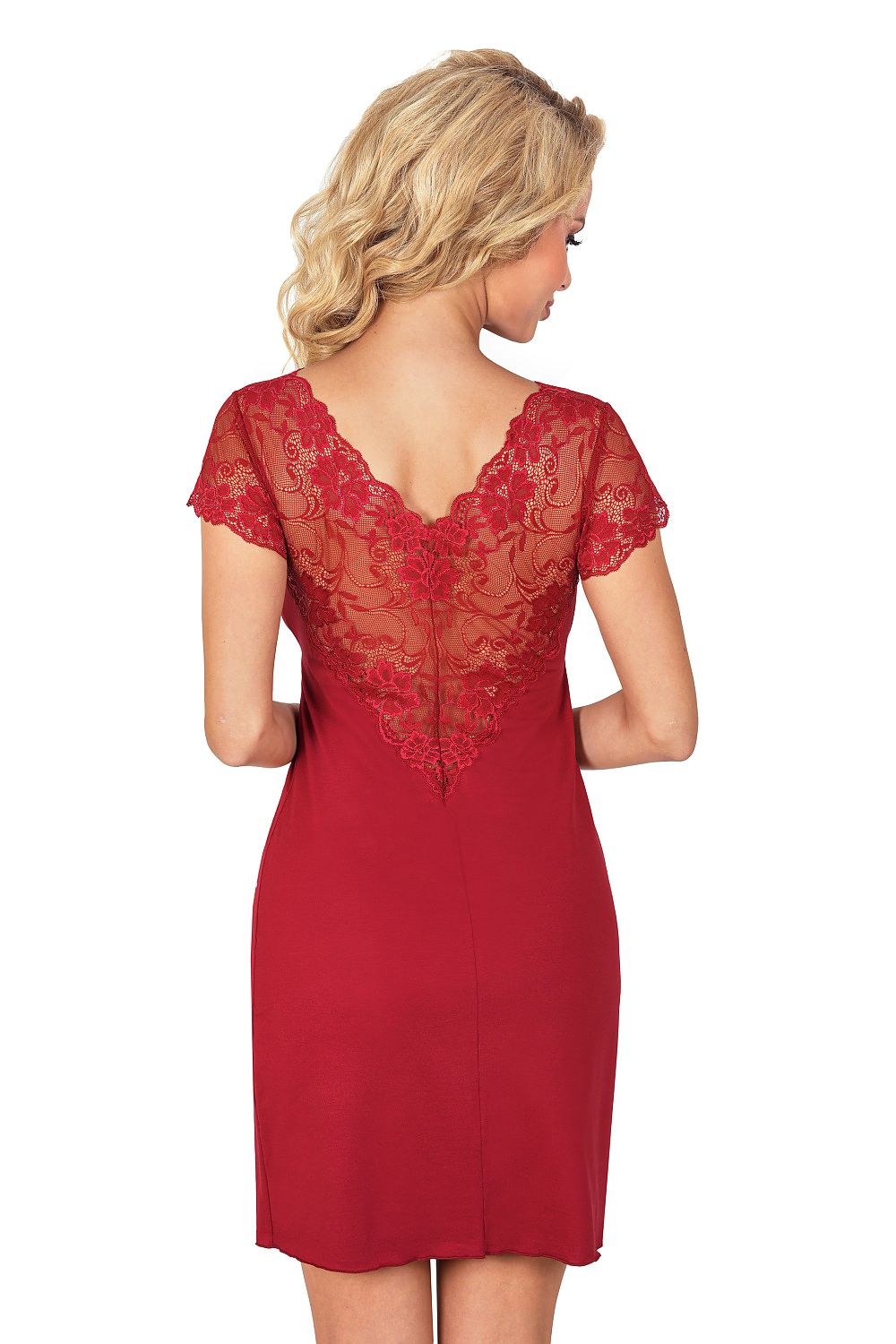  Koszulka nocna Koszula Nocna Model Ismena 189637 Bordo - Donna 