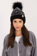   Czapka Model JK-CZ-52.17 Black - Rue Paris 