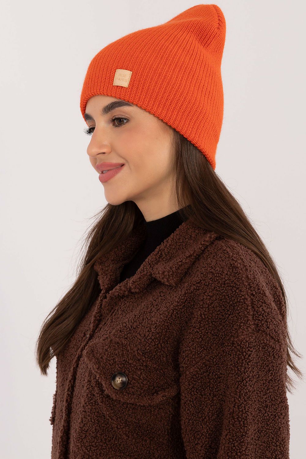   Czapka Model JK-CZ-50.25 Orange - Rue Paris 
