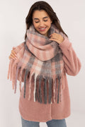   Szalik Model AT-SZ-231301.49 Grey/Pink - AT 