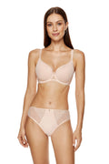  Biustonosz push up Biustonosz Usztywniany Model Charme B5 Powder Pink - Gorteks 