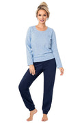  Piżama Damska Model Star Long 219309 Blue/Navy - Donna 