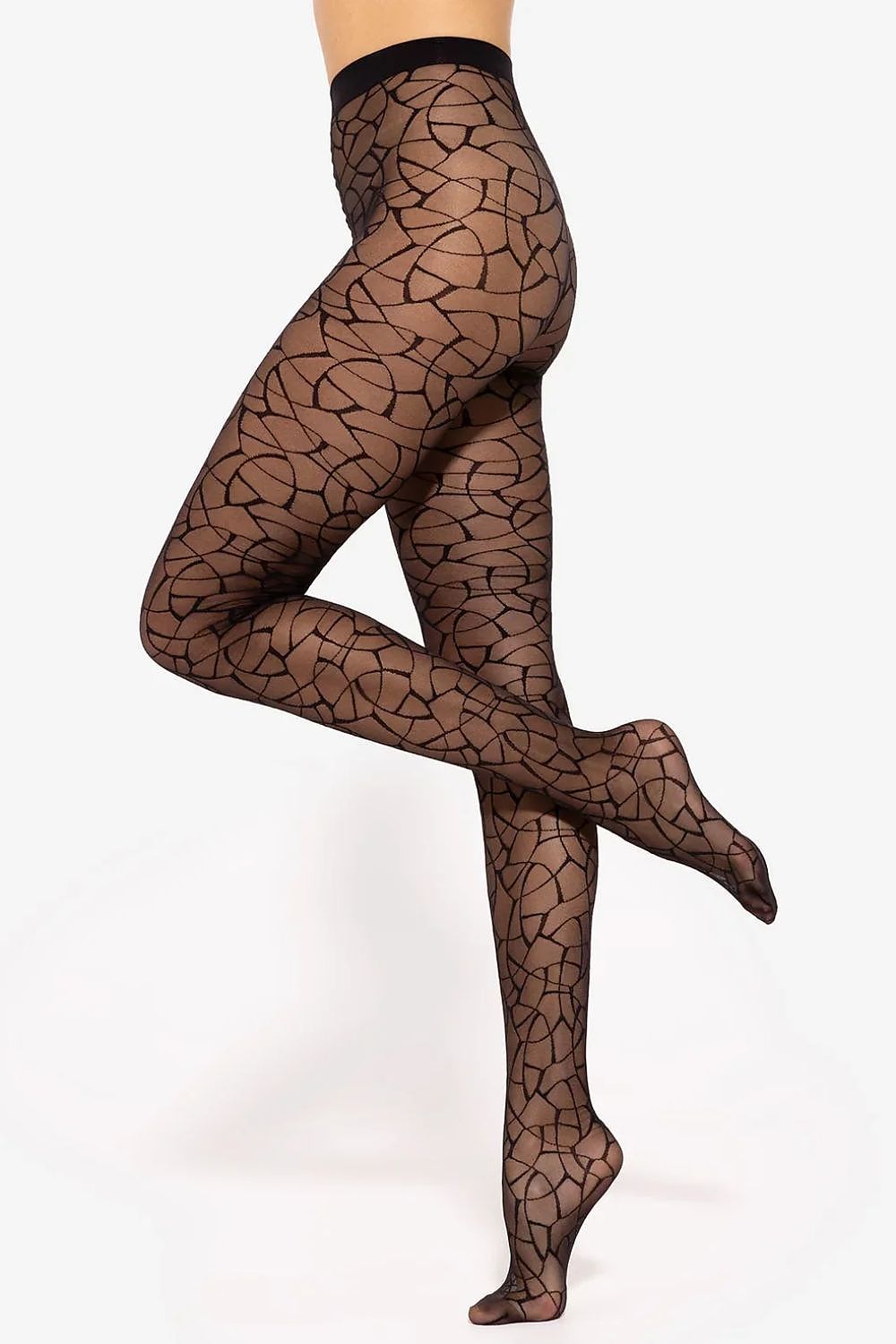   Rajstopy Model Mosaica 01 20 DEN Nero - Gatta 