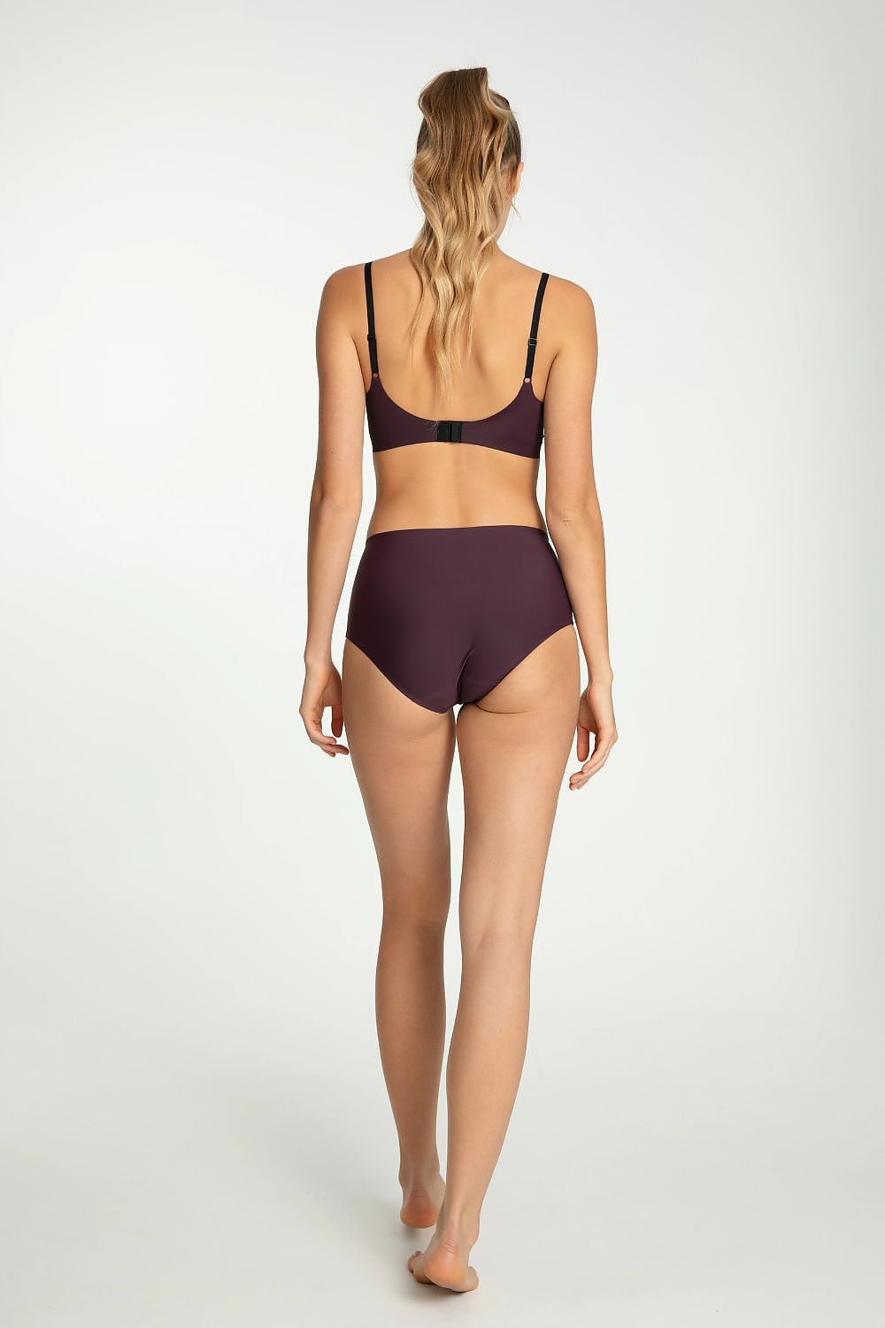  Figi Model Dark Plum Simple Maxi Śliwka - Julimex 