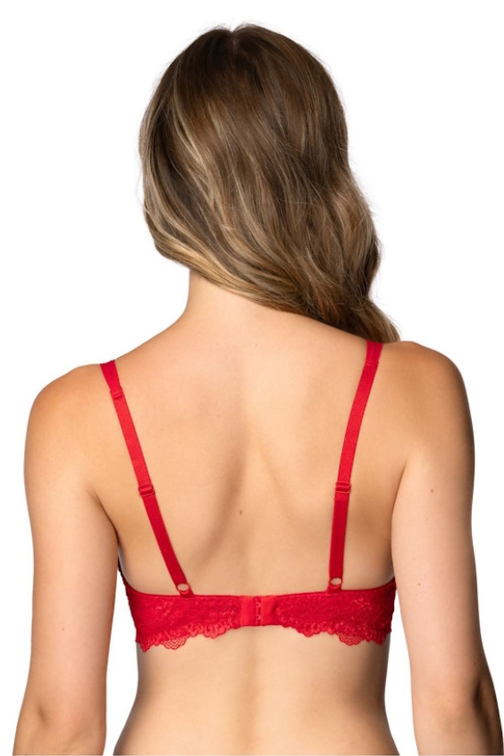  Biustonosz push up Biustonosz Push-up Model Kisses M-4026/11 Red - Mat 