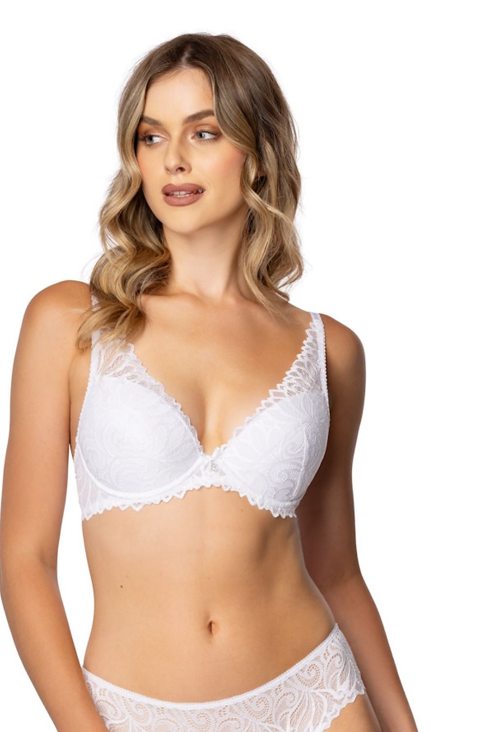  Biustonosz push up Biustonosz Push-up Model Nerine M-3931/11 White - Mat 