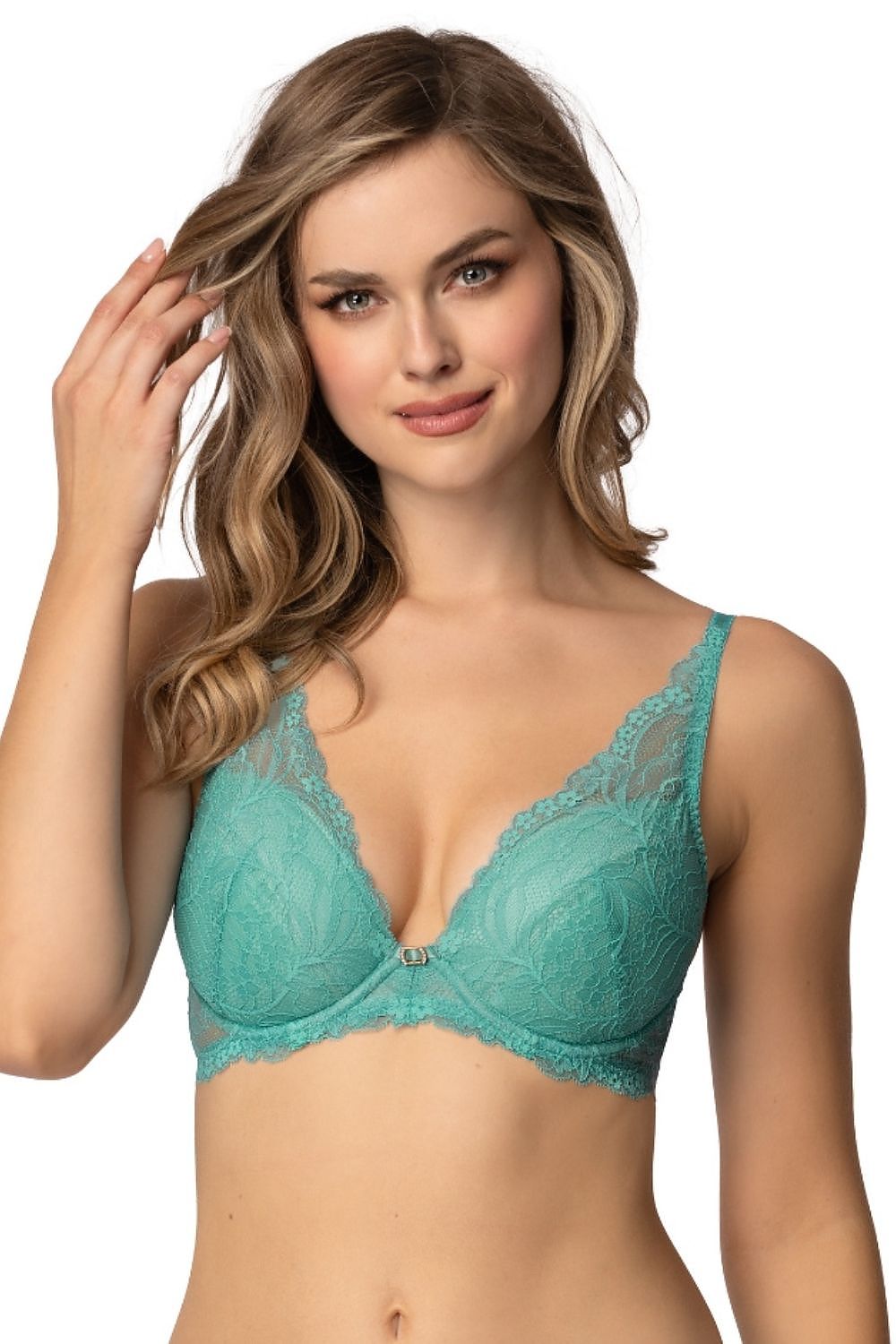  Biustonosz push up Biustonosz Push-up Model Eternal M-4028/11/1 Turkus - Mat 