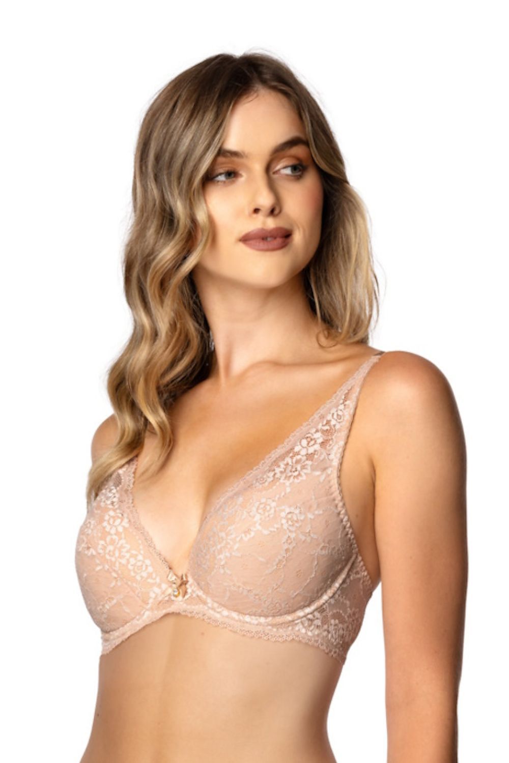  Biustonosz push up Biustonosz Push-up Model Sonnet M-4001/11/1 Beige - Mat 