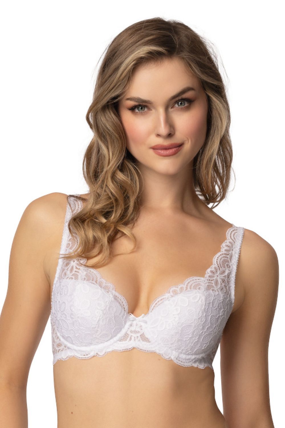  Biustonosz push up Biustonosz Push-up Model Roma M-4052/11 White - Mat 