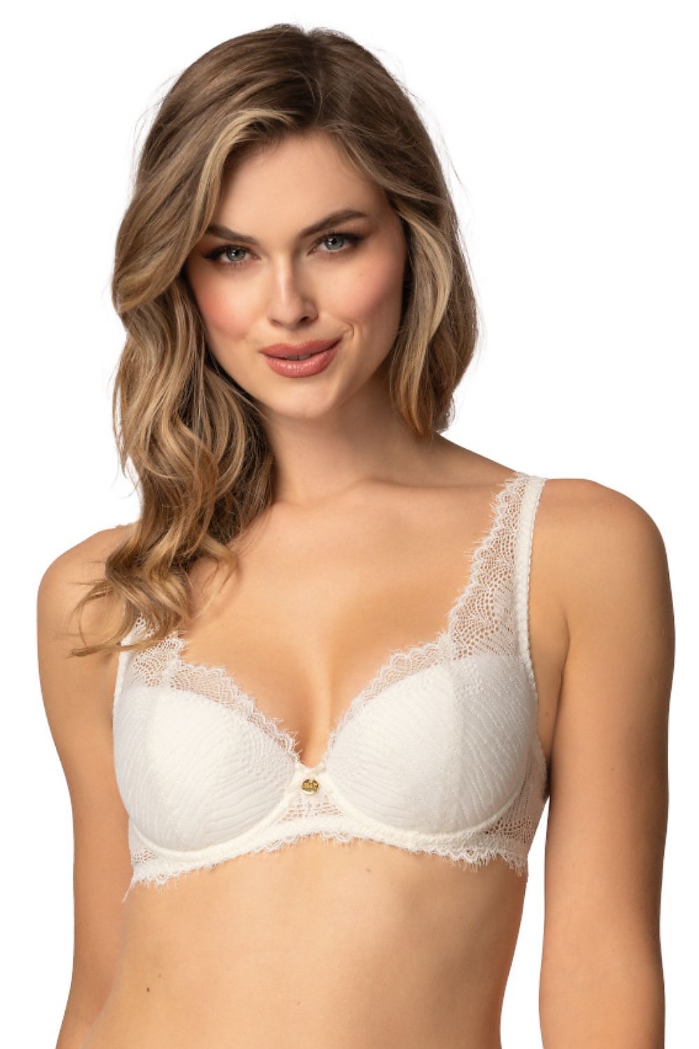  Biustonosz push up Biustonosz Push-up Model Solei M-4053/11 Milk - Mat 