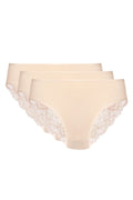  Komplet Figi Model Eliza 3pack F Beige - Gorteks 