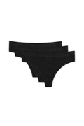  Komplet Stringi Model Alana 3pack S Black - Gorteks 