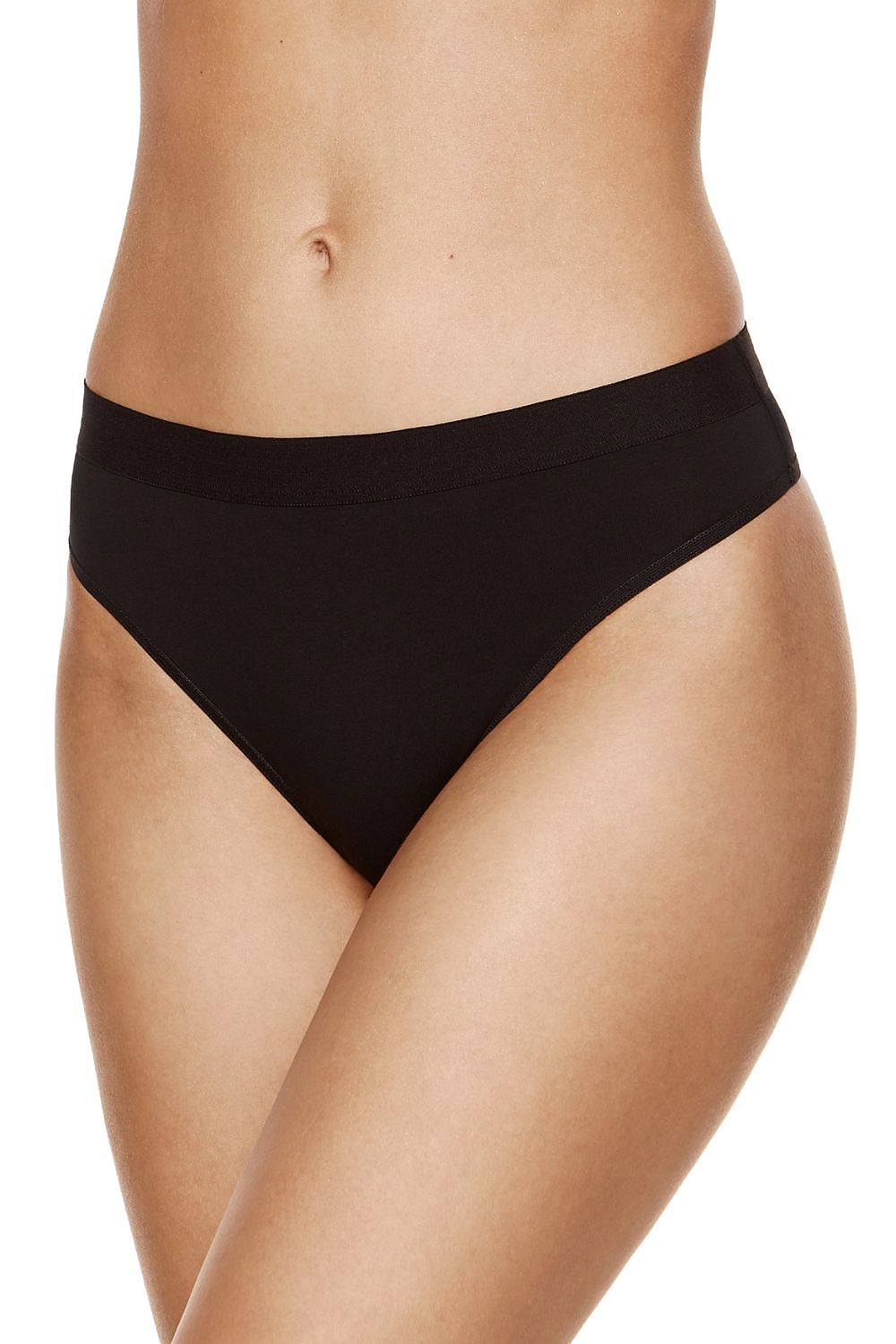  Komplet Stringi Model Alana 3pack S Black - Gorteks 