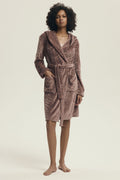  Szlafrok Damski Model Devyn 43602-93X Violet Bordo - Henderson 