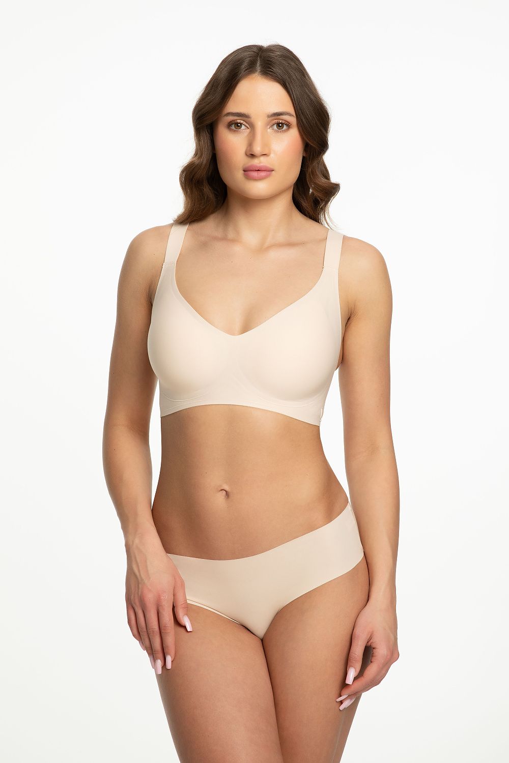  Biustonosz Soft Model Jelly Bra Comfort Beige - Julimex 