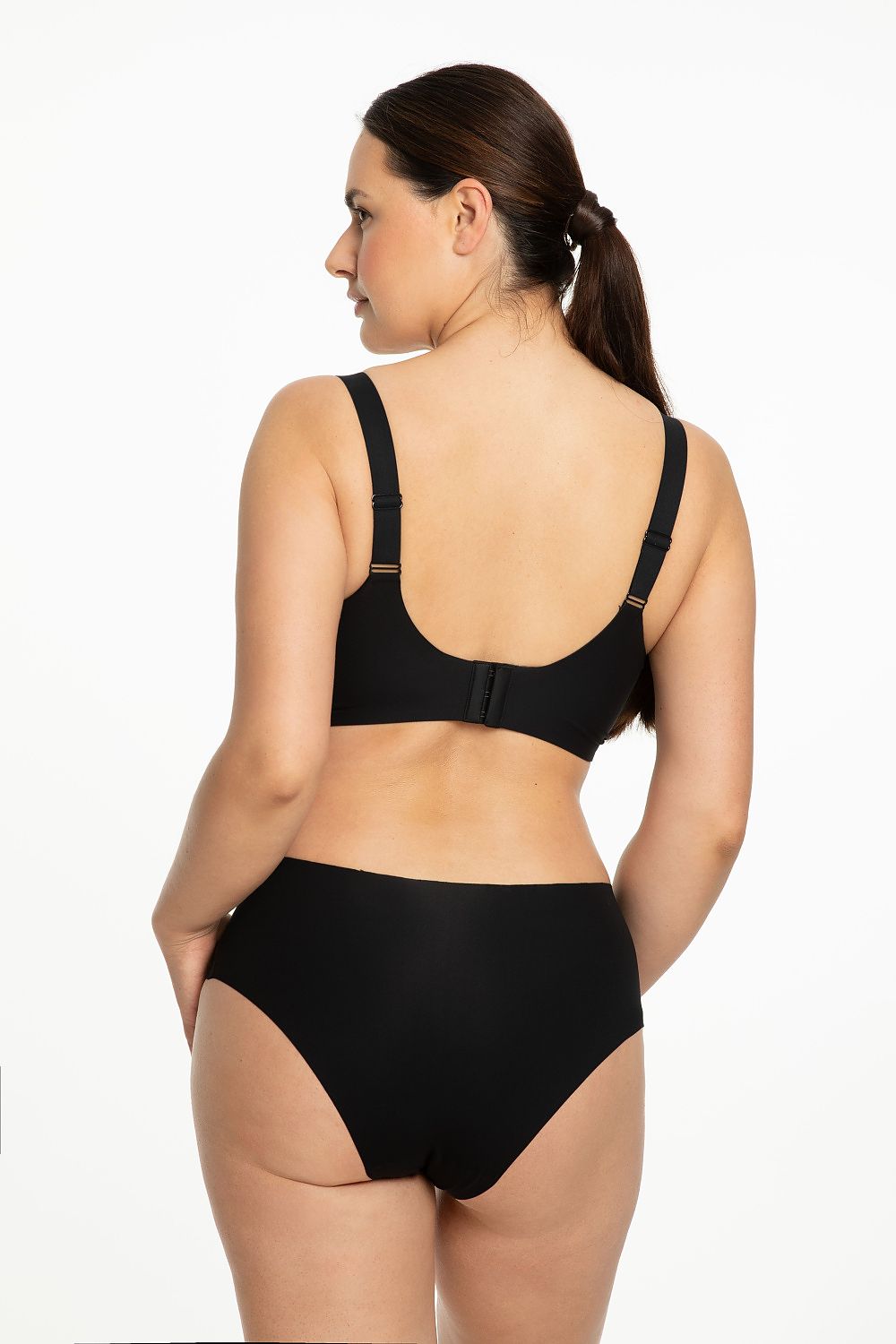  Biustonosz Soft Model Jelly Bra Comfort Black - Julimex 