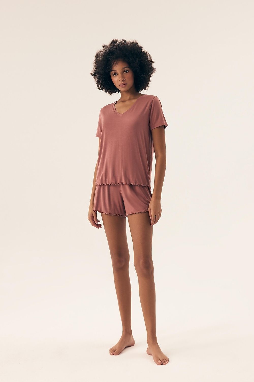  Piżama Damska Model Noves 430222 Dirty Pink - Henderson 