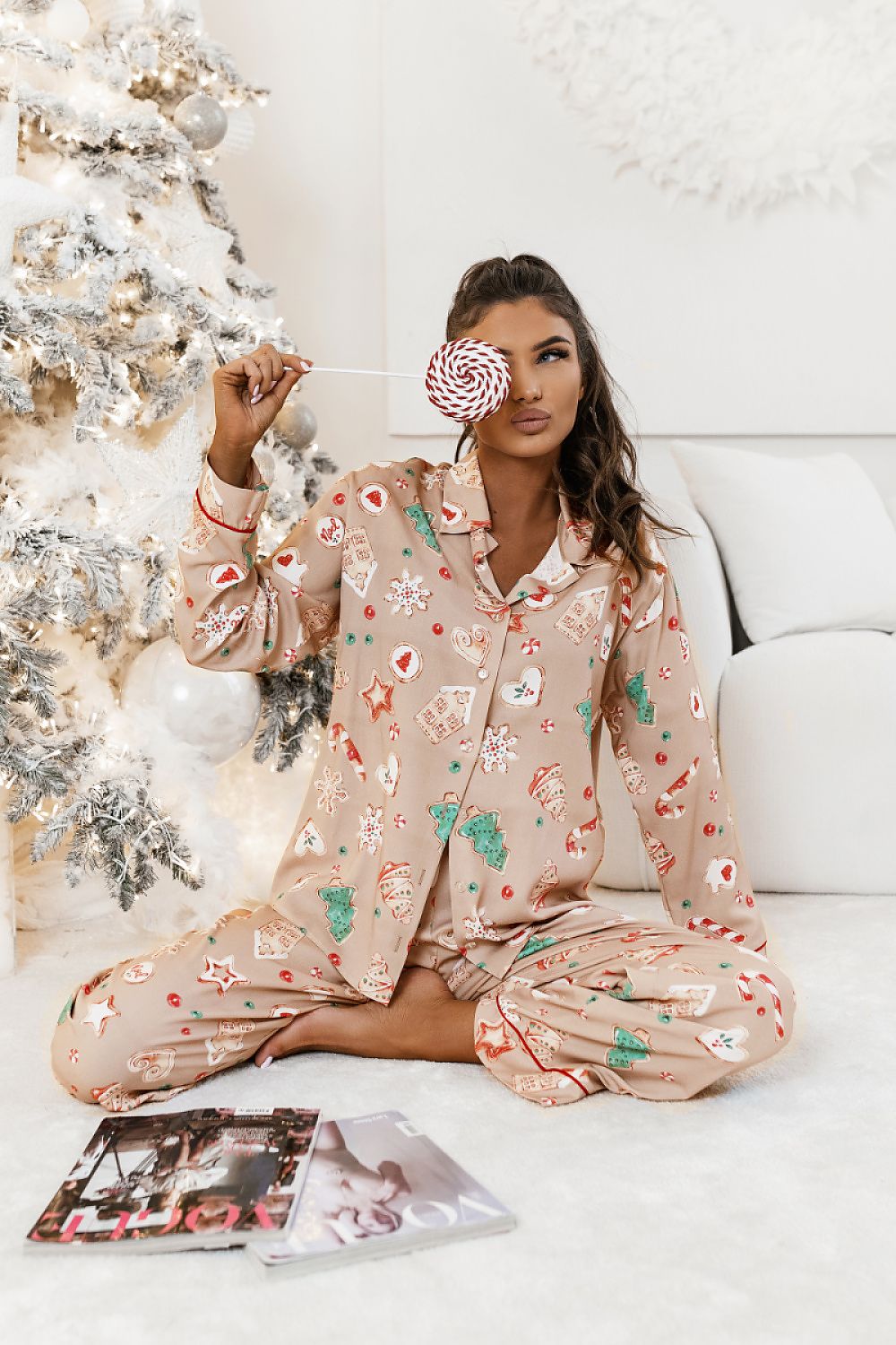  Piżama Damska Model Tally 426242093 Cookies - LaBalancia 