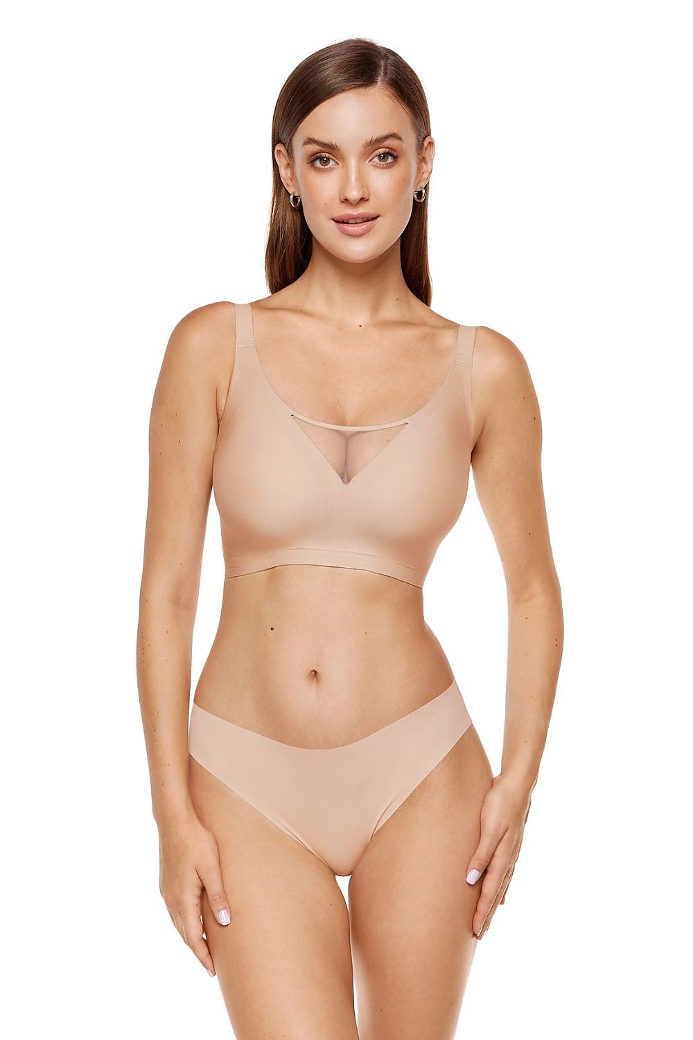  Biustonosz Soft Model Misty B2 Beige - Gorteks 