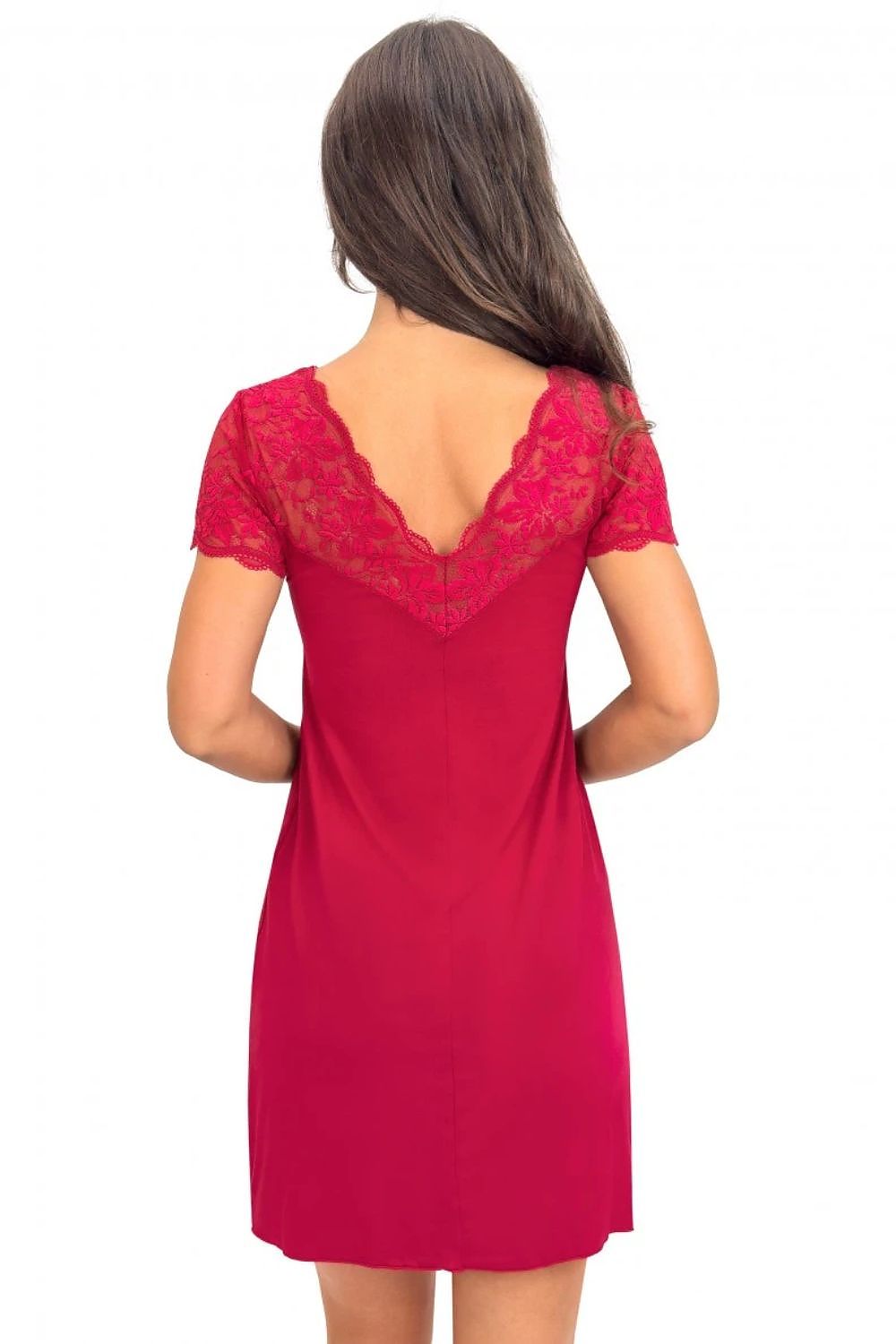  Koszulka nocna Koszula Nocna Model Sonia 227914 Bordo - Donna 