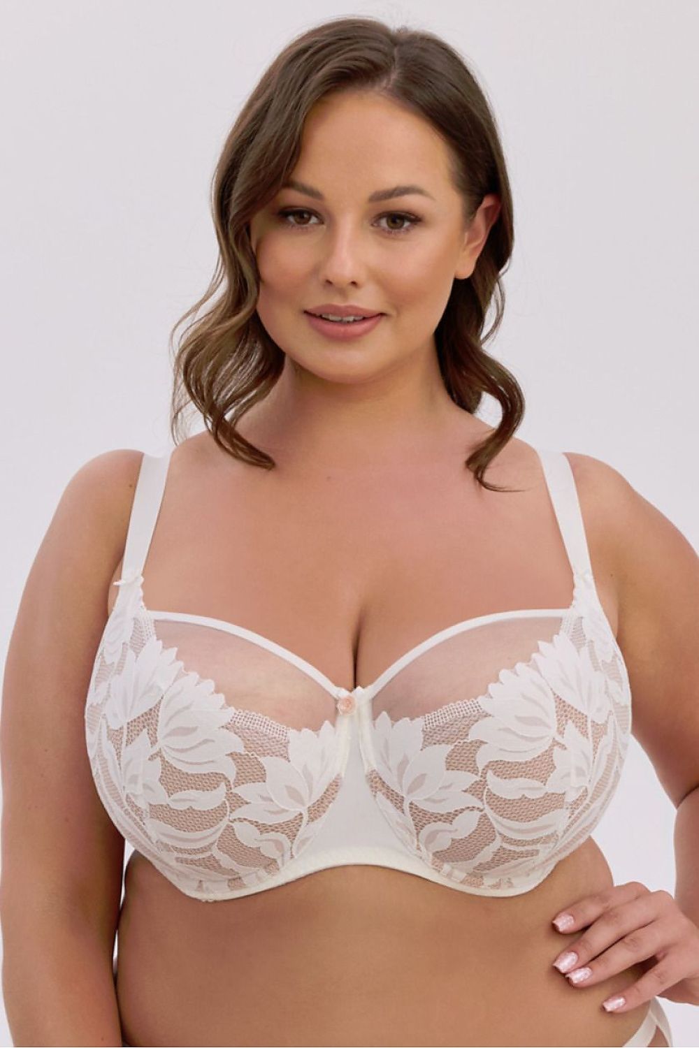  Biustonosz Soft Biustonosz Semi-Soft Model Keto 1134 Ecru/Mocca - Gaia 