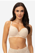  Biustonosz push up Biustonosz Usztywniany Model Fuller Beige - Gatta 