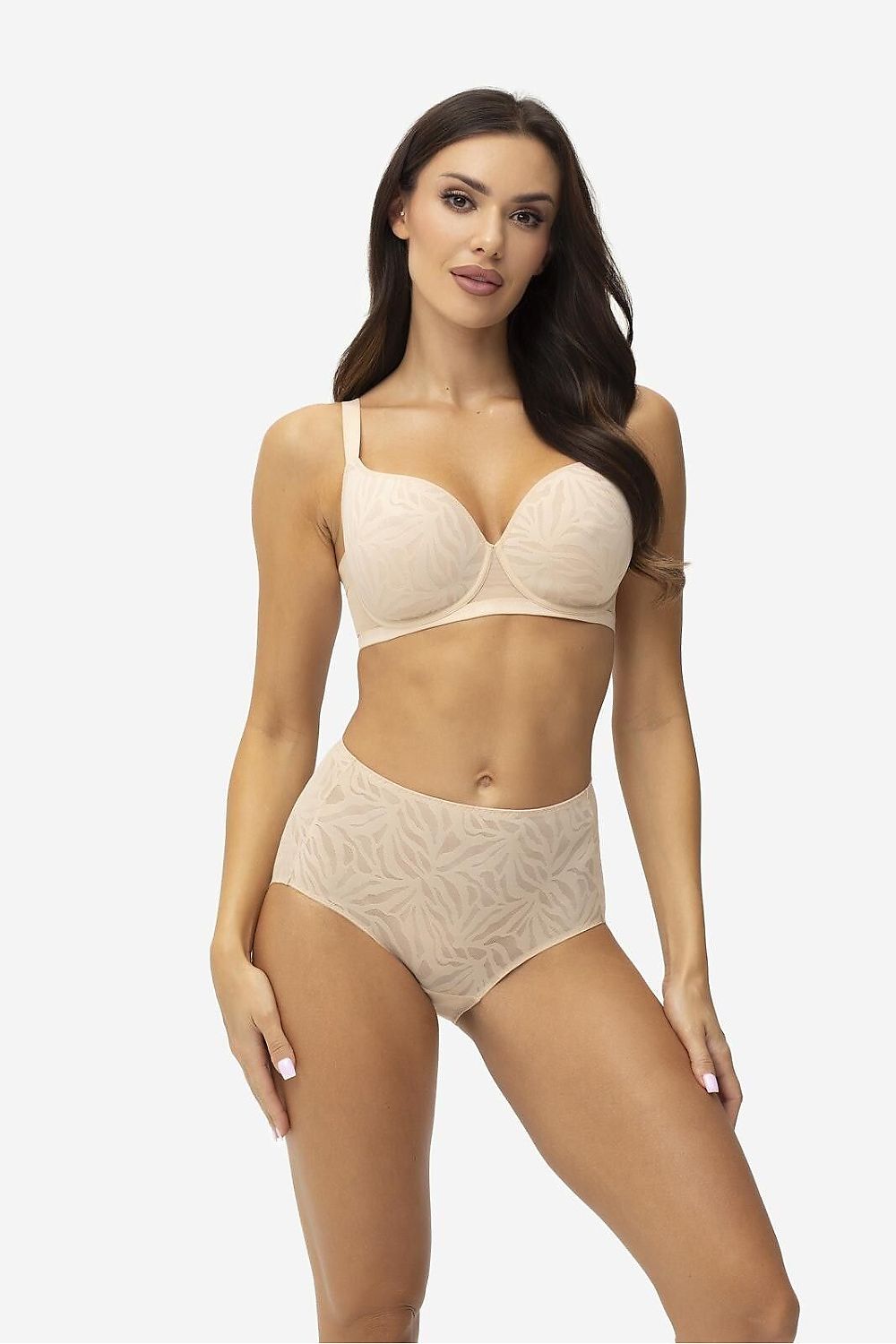  Biustonosz push up Biustonosz Usztywniany Model Fuller Beige - Gatta 
