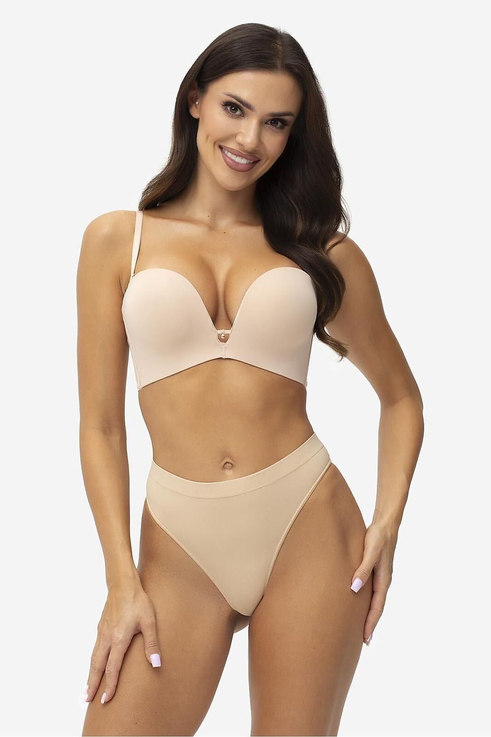  Biustonosz push up Biustonosz Push-up Model Joyce Beige - Gatta 