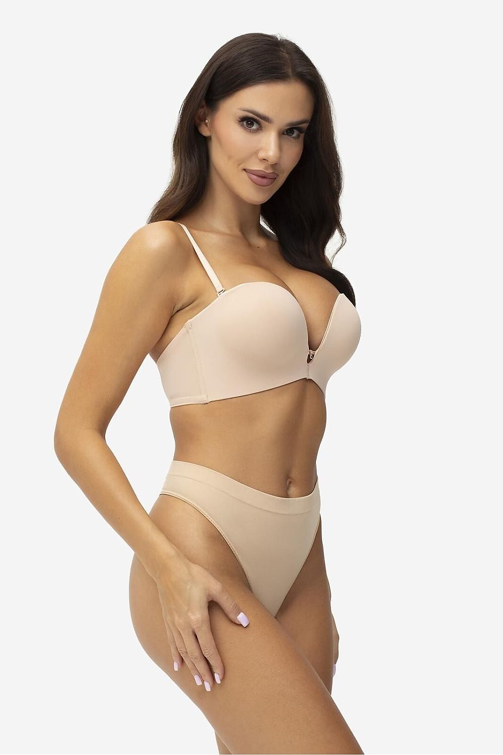  Biustonosz push up Biustonosz Push-up Model Joyce Beige - Gatta 