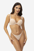  Biustonosz push up Biustonosz Push-up Model Wowefect Beige - Gatta 