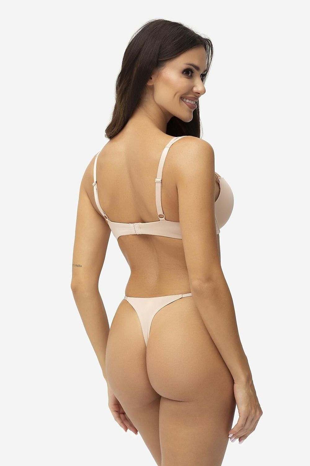  Biustonosz push up Biustonosz Push-up Model Wowefect Beige - Gatta 