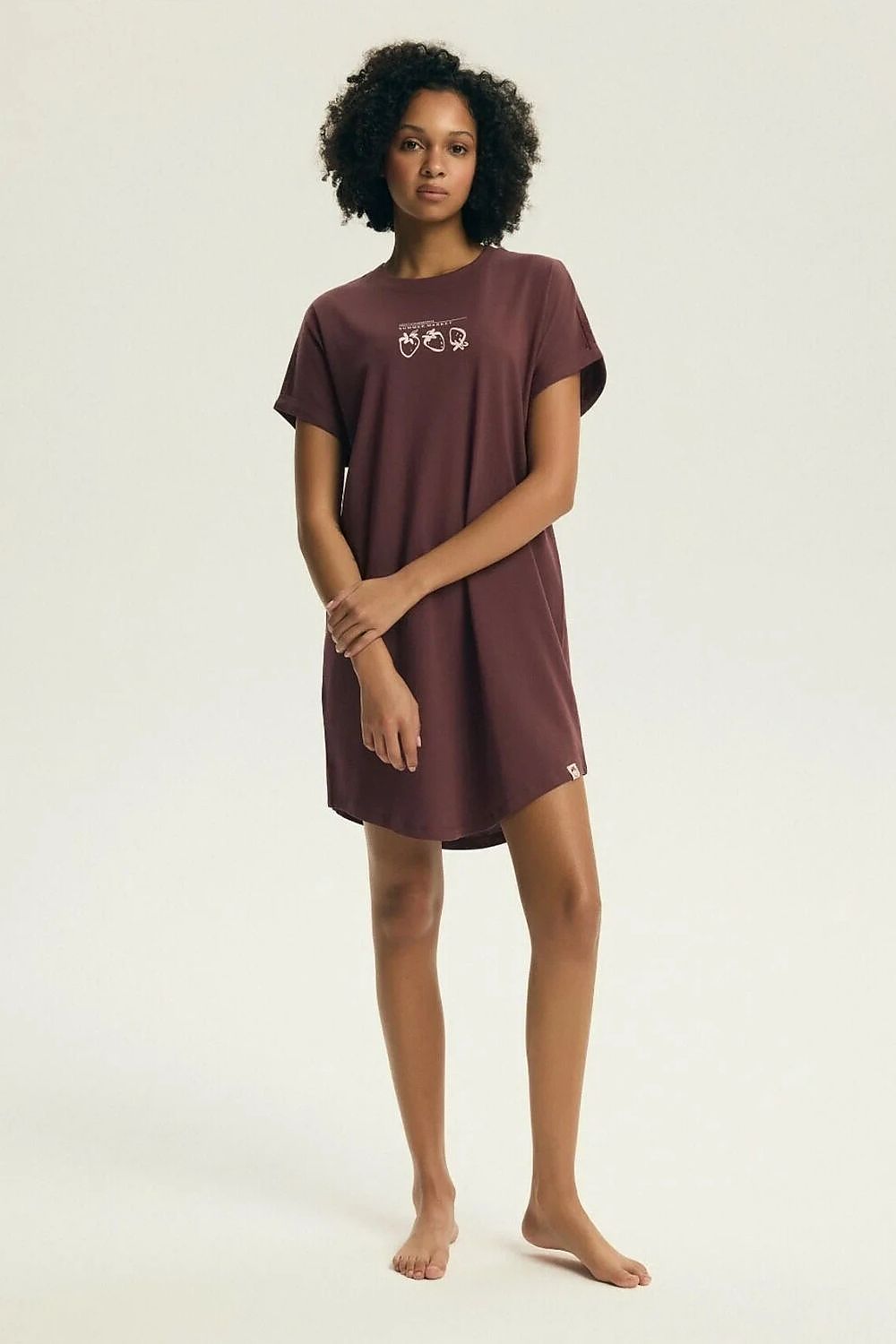 Koszulka nocna Koszula Nocna Model Evika 45184 Violet - Henderson 