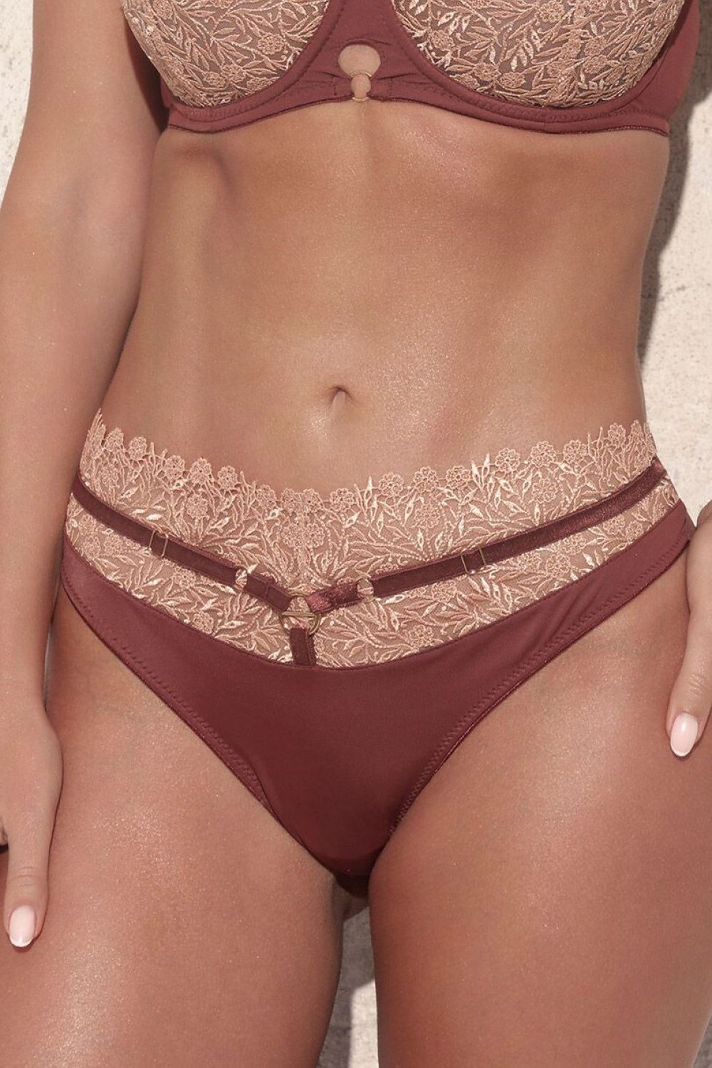  Figi Brazyliany Model Liv II B-1212/2 223209 Brown/Beige - Kinga 