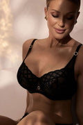  Biustonosz Soft Model Louren SC-1195 209716 Black - Kinga 