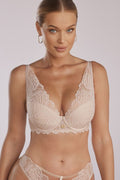  Biustonosz push up Biustonosz Push-up Bralette Model Luna PU-1103 183802 Beige - Kinga 