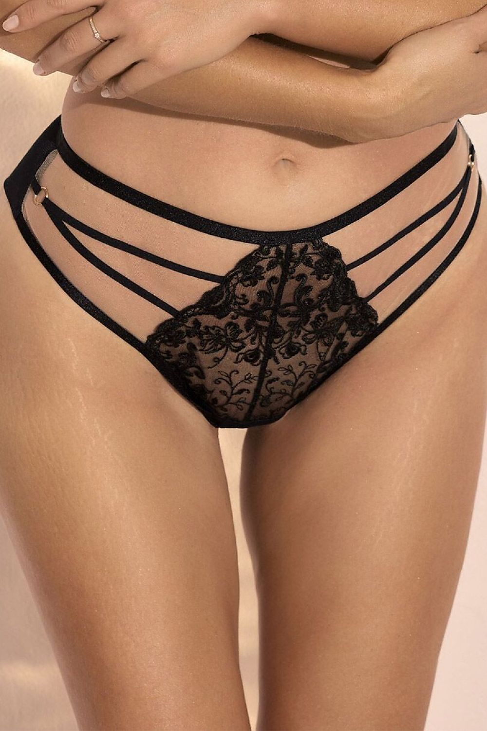  Figi Brazyliany Model Kelly B-1192/2 213571 Black - Kinga 